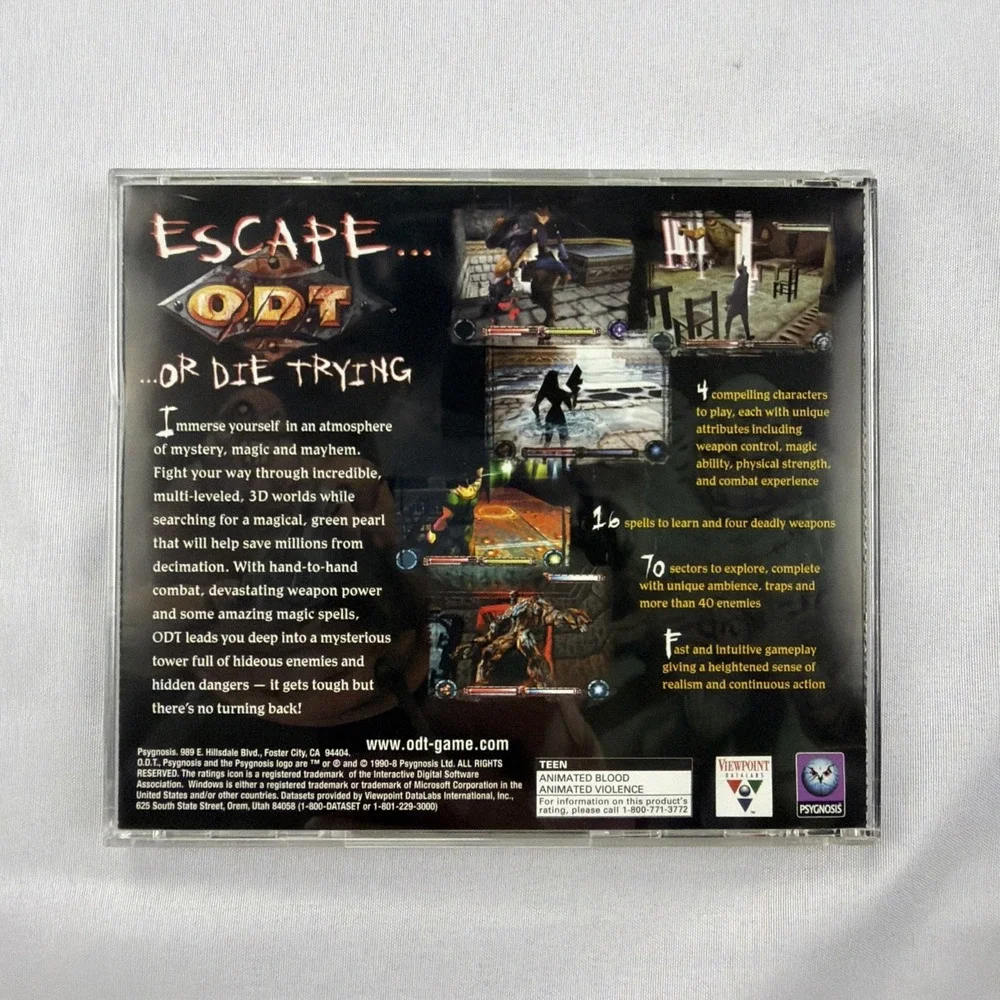 ODT: Escape... Or Die Trying, 1998, Big Box